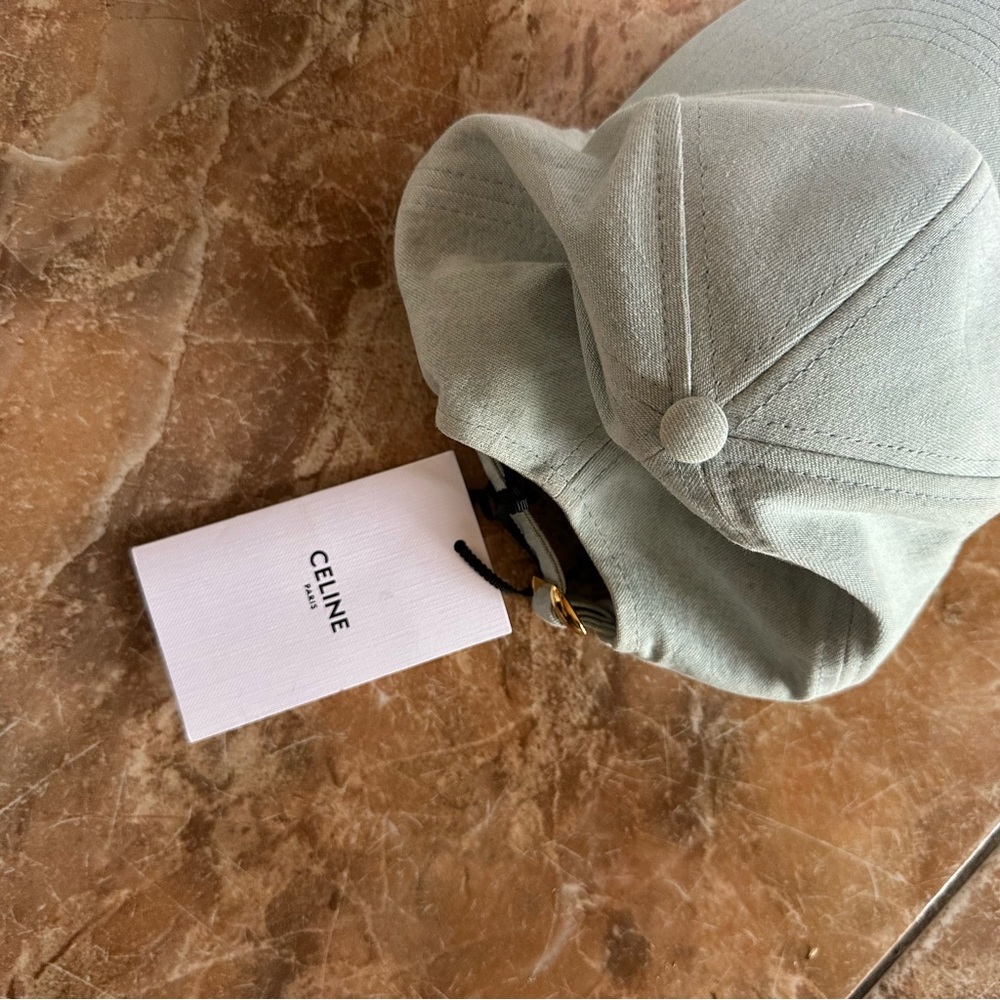 Celine light denim baseball Cap - Picture 11 of 11
